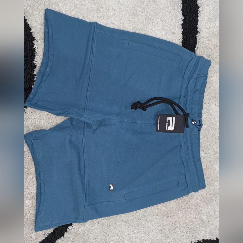 Iron Rebel Blue Drawstring Shorts